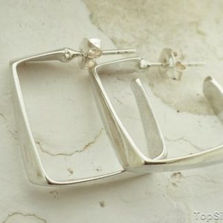 MAJKA II srebrne kolczyki na sztyft piękne wkrętki