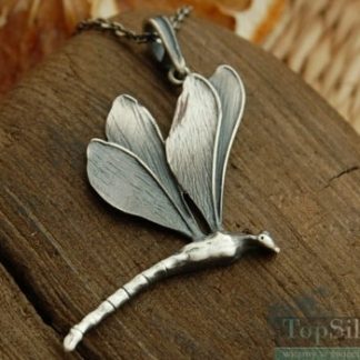 WAŻKI W LOCIE II - srebrny wisior