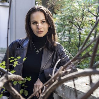 Biżuteria srebrna pozłacana pr. 925 - naszyjnik -  mam klasę