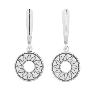 Srebrne kolczyki ze słoneczkami