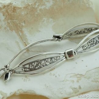 LILIANA srebrna filigranowa bransoletka na prezent