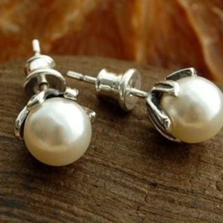 RENATA - srebrne kolczyki z perłami