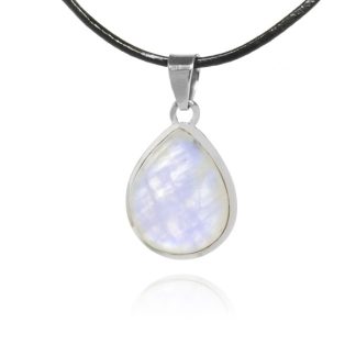 Srebrna zawieszka z kamieniem księżycowym