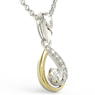 Wisiorek złoty z cyrkoniami Swarovski BPW-80BZ-C