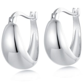 Srebrne eleganckie kolczyki bigle angielskie srebro 925