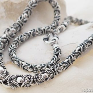 SPLOT KRÓLEWSKI - srebrny naszyjnik bizantyna