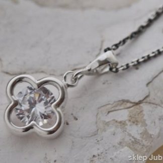 YATOMI - srebrny wisiorek z cyrkonią GLAMOUR