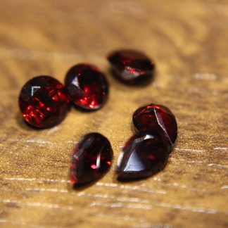 Granaty kamienie naturalne 2.95ct 5szt
