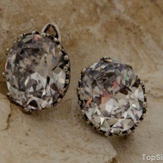 MORGAN - srebrne kolczyki z cyrkonia