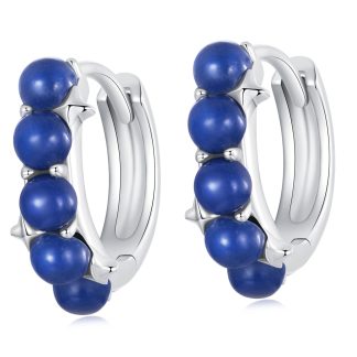 Kosmiczne koła srebrne kolczyki zatrzaski srebro 925