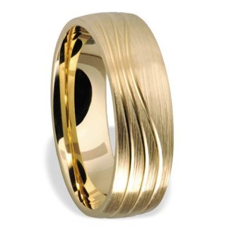 Obrączka z żółtego złota ŁN-11Z-light-m