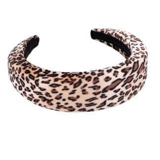 Gruba opaska w panterkę