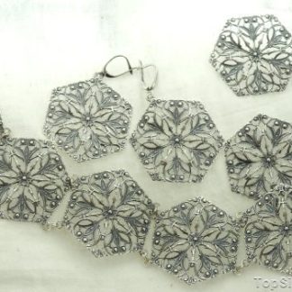 ANDALUZJA - srebrny zestaw biżuterii