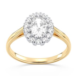 Pierścionek markiza z żółtego i białego złota z szafirem białym i diamentami 0,21 ct wzór BP-12ZB