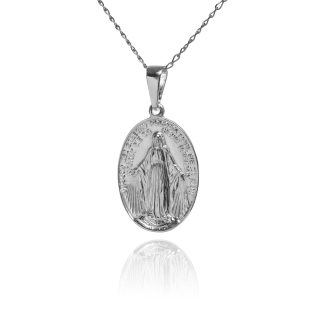 Cudowny medalik - medalik matka boska niepokalana duży