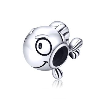 Rybka z akwarium srebrny koralik beads charms srebro 925