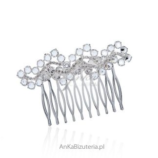 Grzebień do włosów biżuteria ślubna do włosów