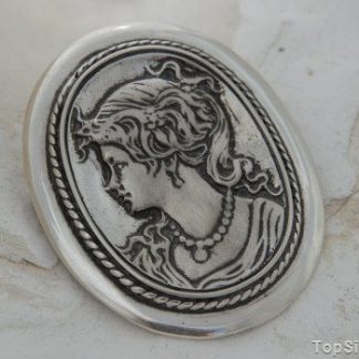 KAMEA - srebrna broszka na prezent