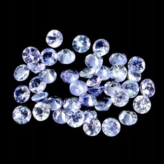 Tanzanity kamienie naturalne VVS 4.45ct 40 sztuk