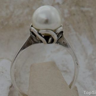 OFELIA - srebrny pierścionek z perłami