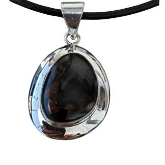 Zawieszka srebrna z agatem meksykańskim ognistym