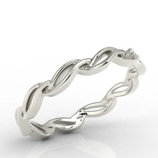 Pierścionek z białego złota BP-42B