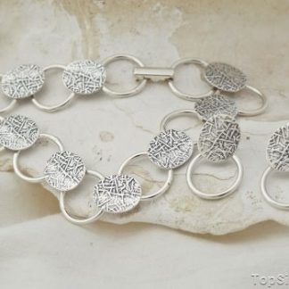 MEDIOLAN - srebrny komplet bez kamieni