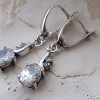 HELENA - srebrne kolczyki z cyrkoniami