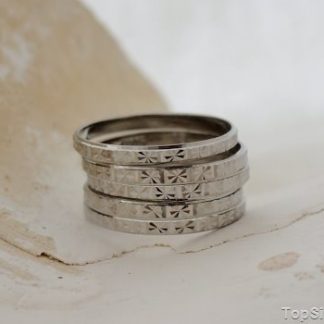 RODOWANA OBRĄCZKA - srebrny pierścionek z błyskiem