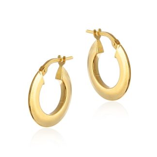 Kolczyki srebrne pozłacane kółka kira