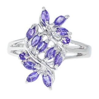 Srebrny pierścionek z ametystem