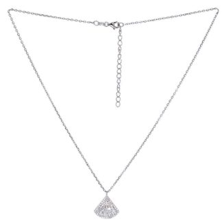 Srebrny naszyjnik z cyrkoniami