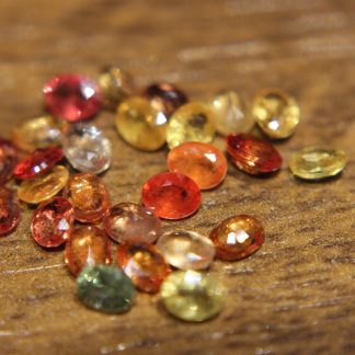 Szafiry kamienie naturalne 6.00ct 26szt