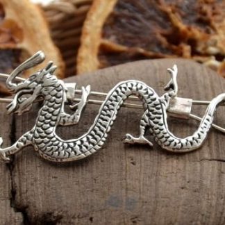 DEANERYS - smocza srebrna spinka do włosów