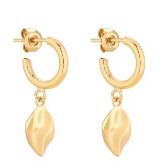 Złote półkola S z łezką