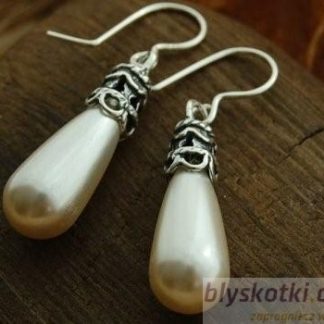 PERŁOWE SOPLE - kolczyki z perłami