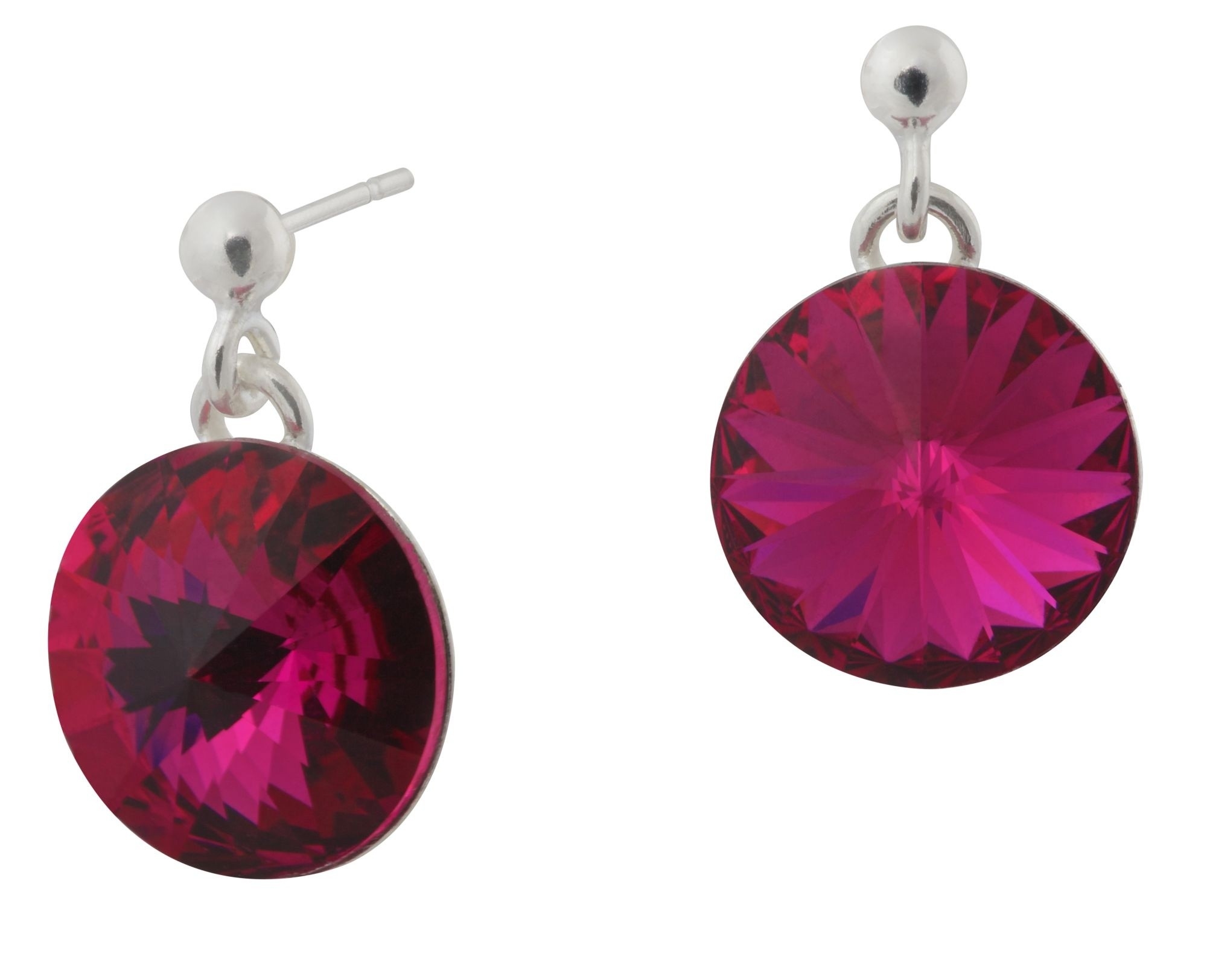 Kolczyki Rivoli Fuchsia SWAROVSKI® ELEMENTS