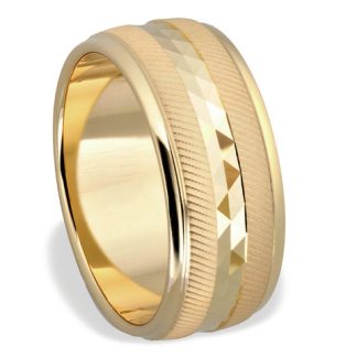 Obrączka z żółtego złota ŁN-05Z-light-m