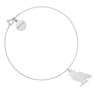 Srebrna bransoletka z sową