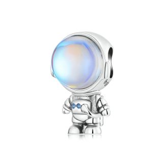 Kosmonauta astronauta charms modułowy srebro 925