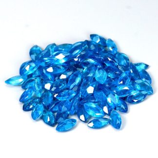 Apatyty neon kamienie naturalne 6.60ct 87szt