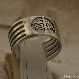 DRZEWO - srebrna obrączka