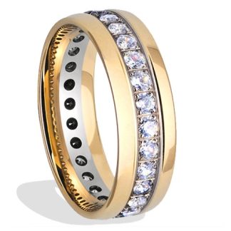 Obrączka z żółtego i białego złota palladowego ŁN-12ZB-EXTRA light-k