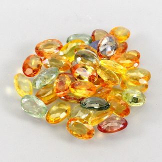 Szafiry Songea kamienie naturalne 8.95ct 41 sztuk
