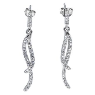 Srebrny komplet z cyrkoniami