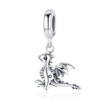 Srebrny charms smok zawieszka koralik beads srebro 925