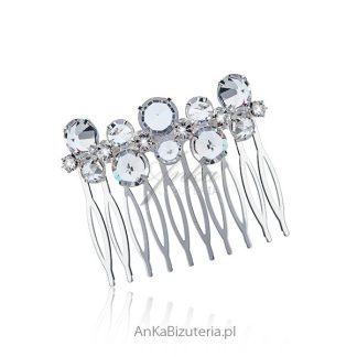 Grzebień do włosów  z kryształkami - bardzo modny w tym sezonie.