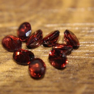 Granaty kamienie naturalne 2.75ct 6szt