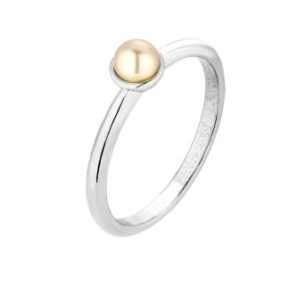 Srebrny pierścionek z perłą Preciosa : pierścionki - 18