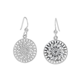 Długie srebrne kolczyki